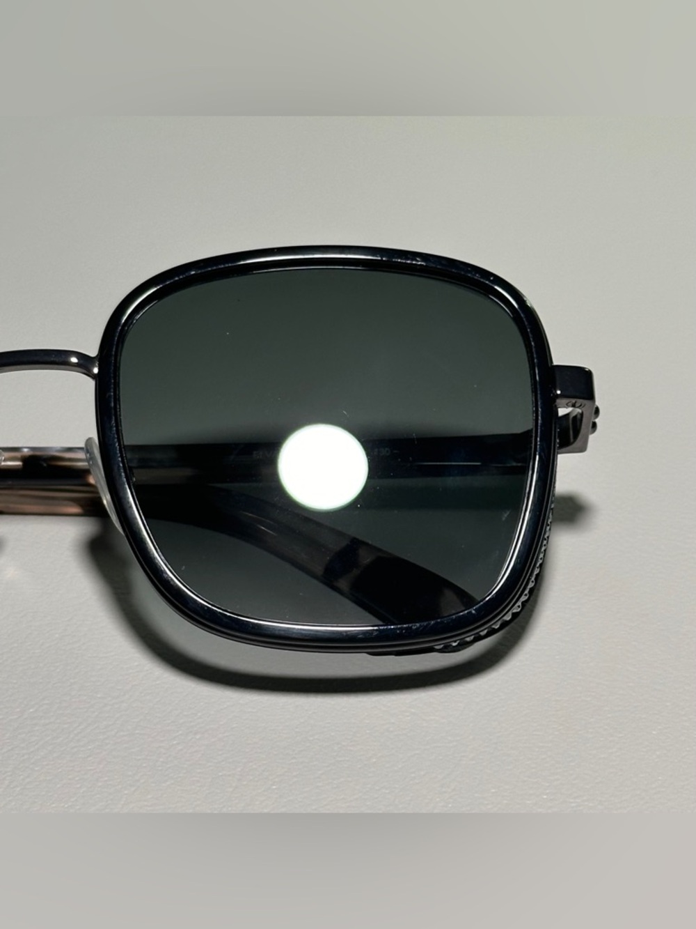 Jimmy Choo ELVA/S 8079O 54_20 130 Tortoise Black Grey Shaded Squared Sunglasses - Picture 9 of 9
